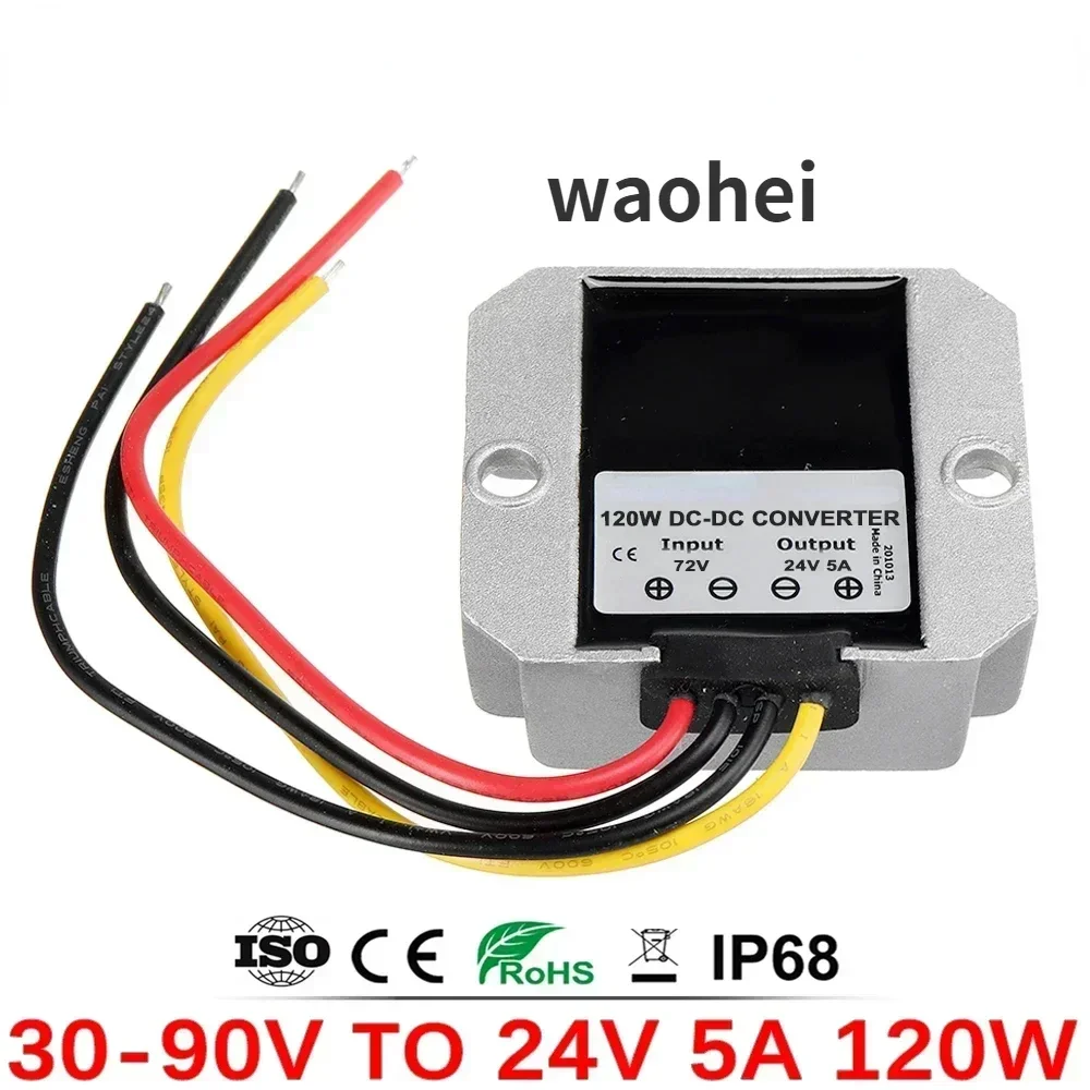 72V 15A Fast Charger - Convertidor reductor de voltaje de 30-90V,