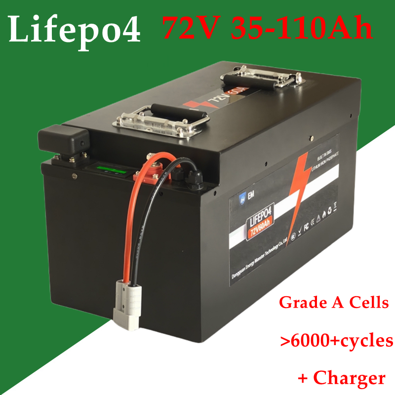 72V 40Ah Lifepo4 Battery Pack - Batería de litio de 72V, 35Ah,
