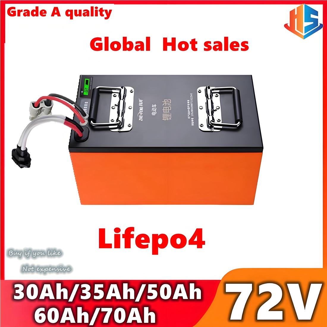 72V 40Ah Lifepo4 Battery Pack - Batería Lifepo4 para Scooter EV 72V