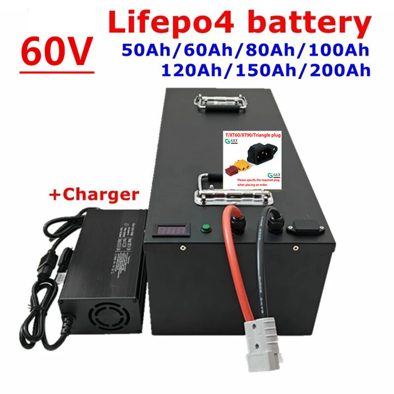 60V 50Ah Electric Scooter Battery - Paquete de Baterías LiFePO4 de 60V