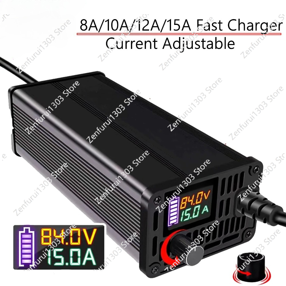 72V 15A Fast Charger - Cargador de batería de litio Li-ion