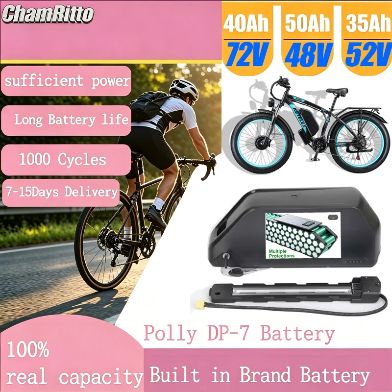 Batería de Bicicleta Eléctrica - 72V 50Ah 21700 Lithium Battery reseña y precio