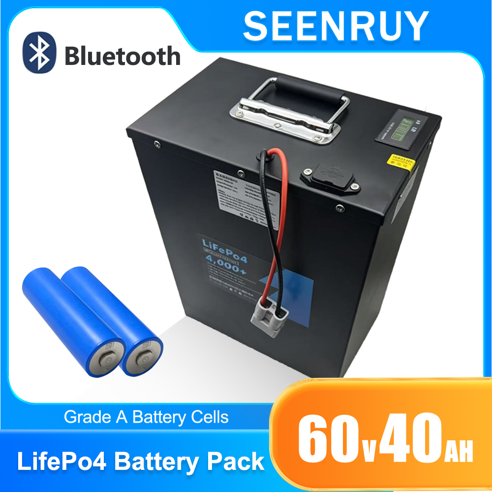 Batería LifePO4 de 60V 40AH de - 60V 50Ah Electric Scooter Battery reseña y precio
