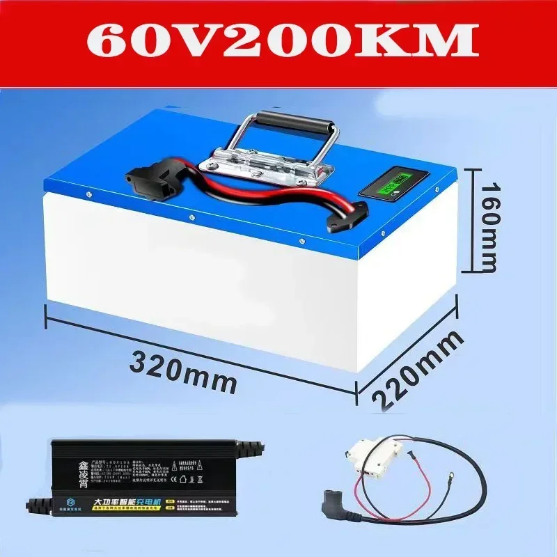Batería de Litio de 72V 60V 48 - 60V 50Ah Electric Scooter Battery reseña y precio