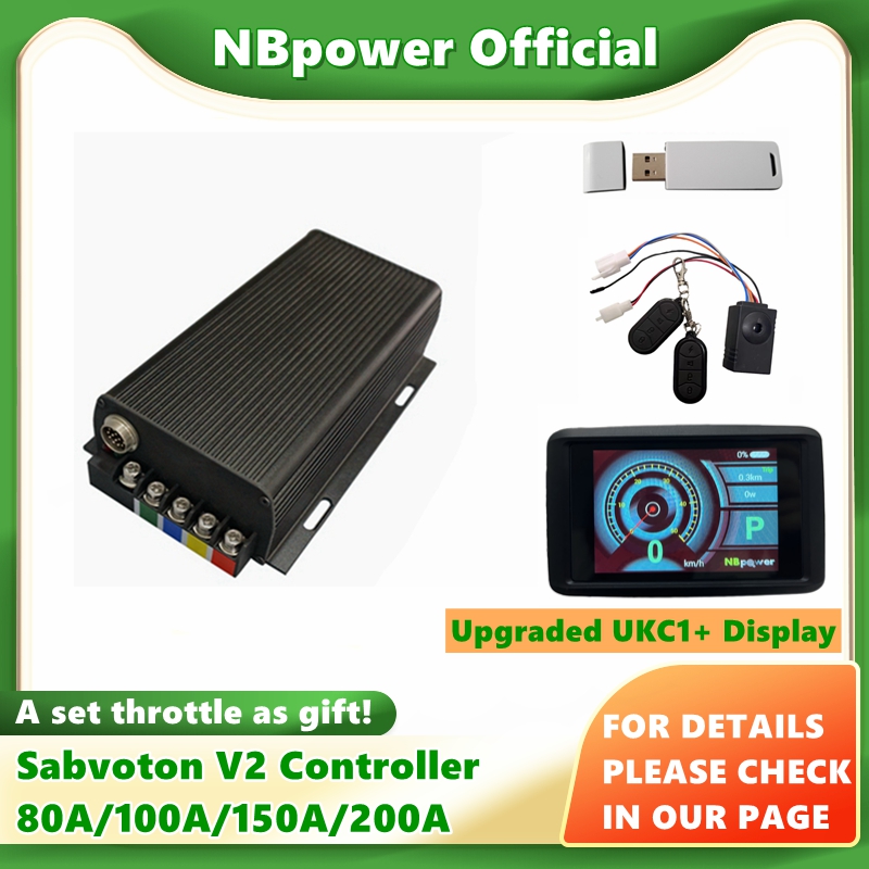 Controlador Sabvoton(MQCON) V2 - 72V 100A Sabvoton Controller reseña y precio