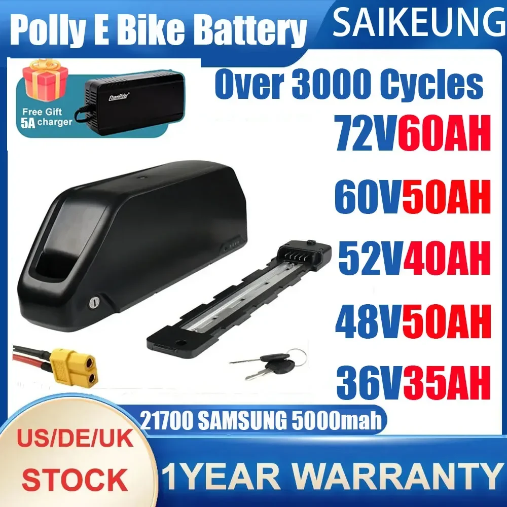 Batería de bicicleta eléctrica - 72V 50Ah 21700 Lithium Battery reseña y precio