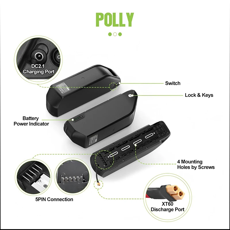 Batería de bicicleta eléctrica - 72V 50Ah 21700 Lithium Battery reseña y precio