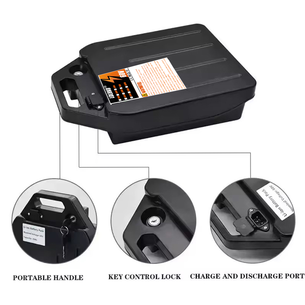 Batería de litio para vehículo - 60V 50Ah Electric Scooter Battery reseña y precio