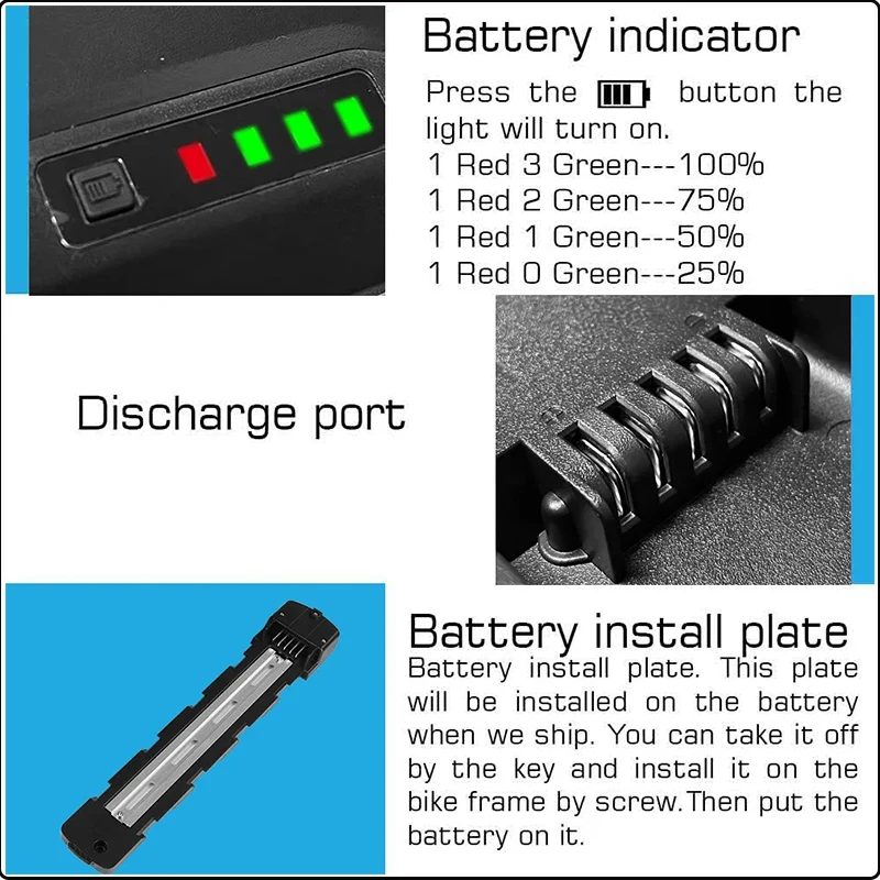 Batería de bicicleta eléctrica - 72V 50Ah 21700 Lithium Battery reseña y precio